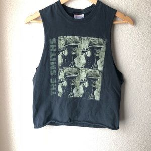 The Smiths “Meat Is Murder” Sleeveless Crop Top